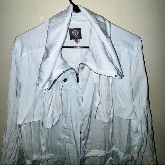 Vince Camuto Light Blue Zip-Up Anorak Jacket - Picture 2 of 9
